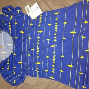Lularoe XS classic, birds on a wire